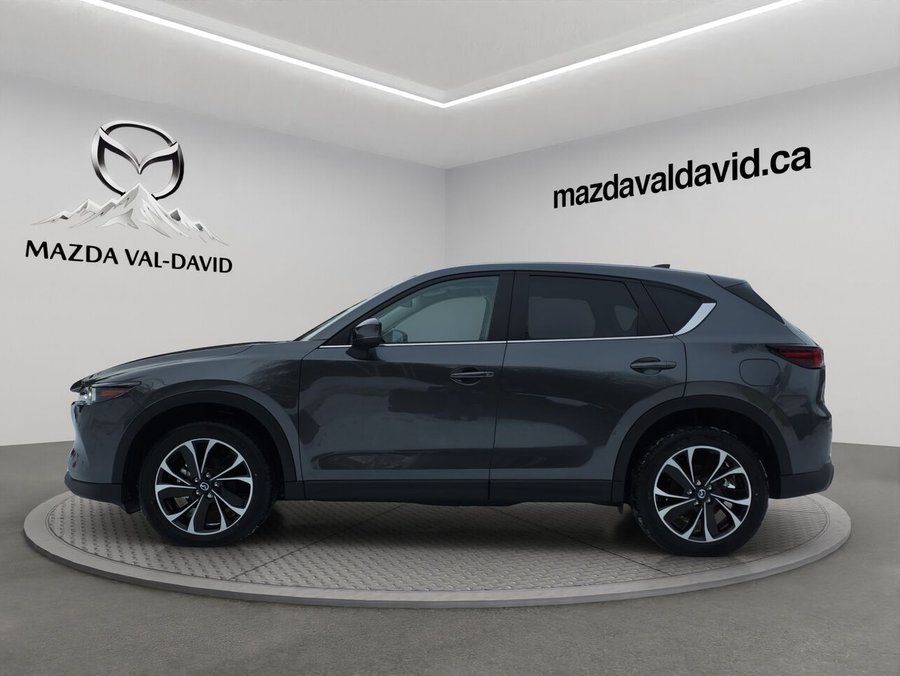 2025 Mazda CX-5 Gs, awd, Toit ouvrant, volant et rétroviseurs chauffants, hayon électrique Polymetal Metallic