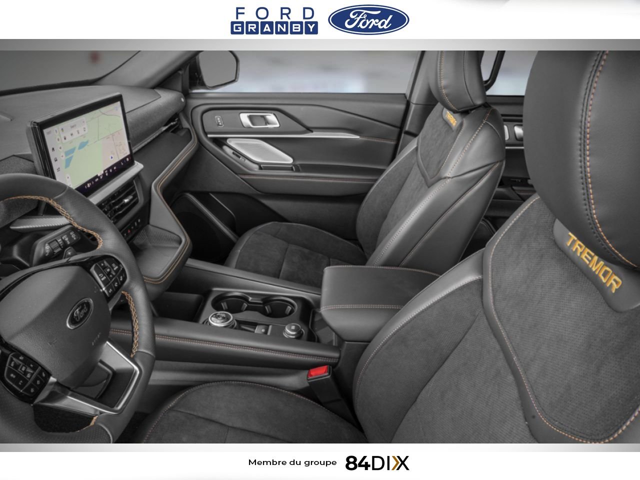 2026 Ford Explorer Agate Black Metallic Granby - photo #6