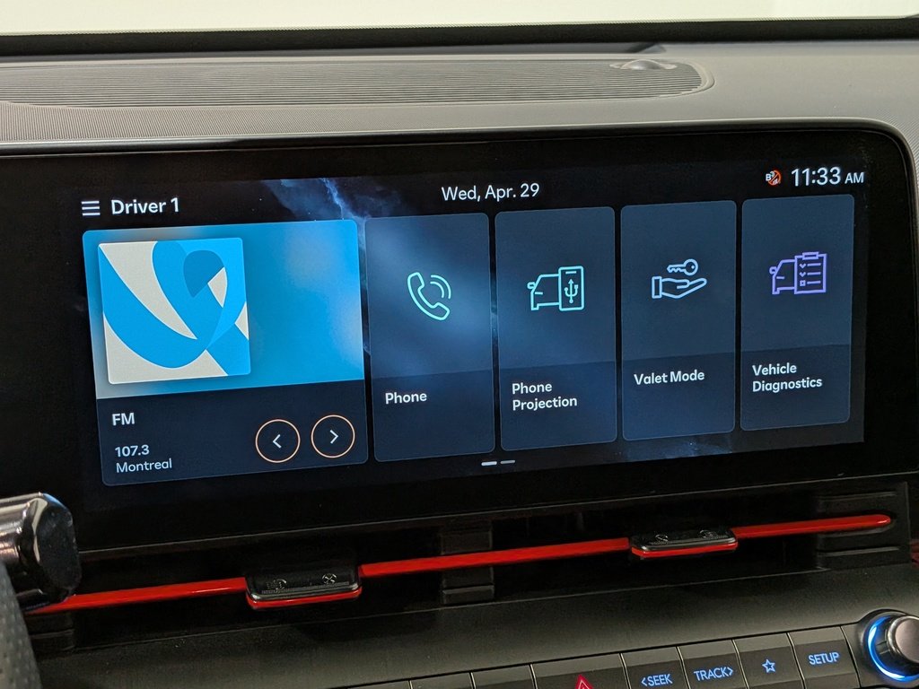 Hyundai Kona 1.6T N Line AWD 2025 Gris Val-David - photo #20
