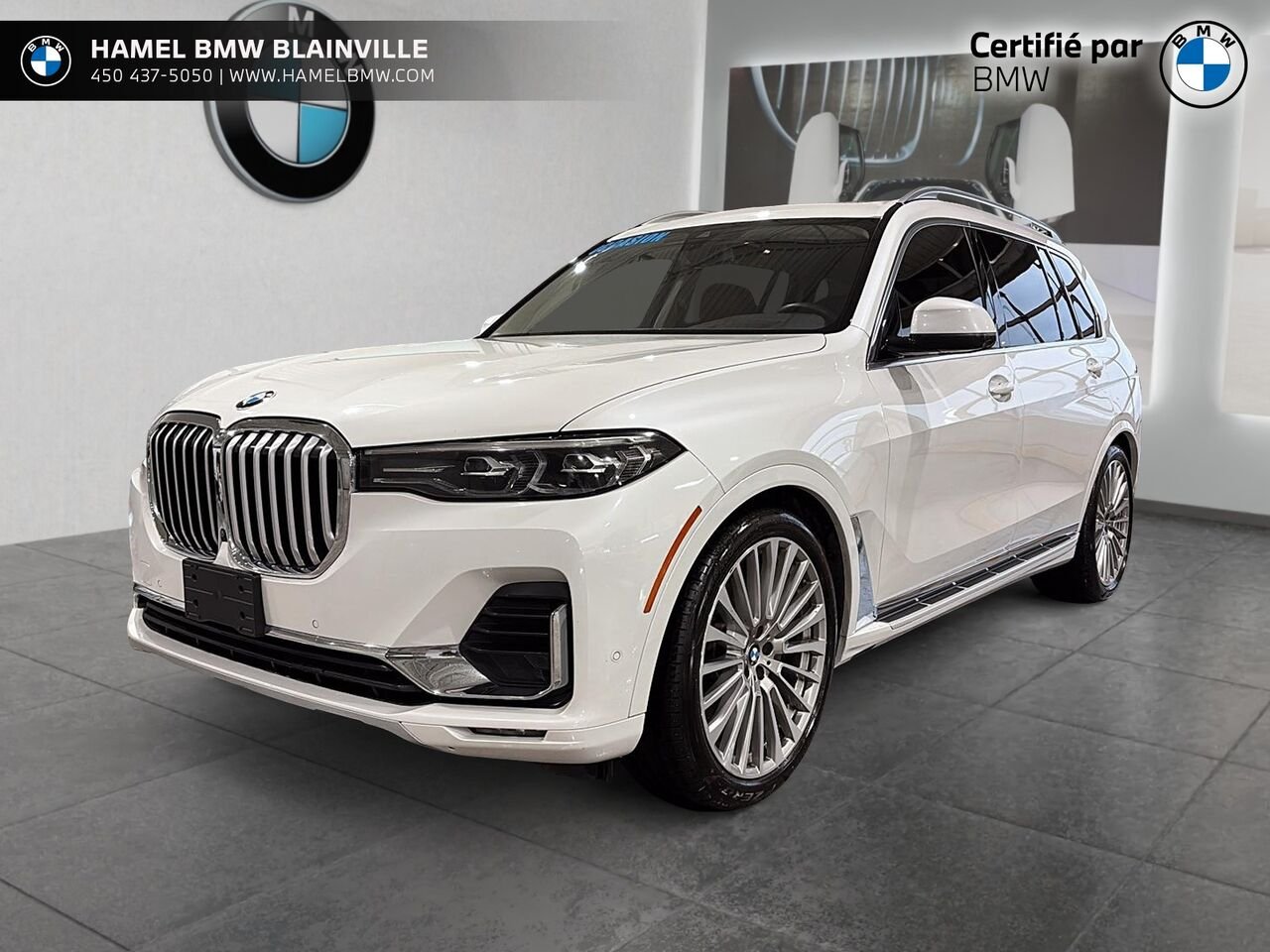 BMW X7 xDrive40i véhicule d'activités sportives 2022 Blanc Blainville - photo #0