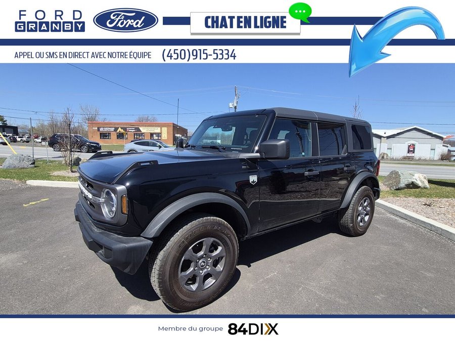 Ford Bronco Big Bend 4 portes 4x4 2023 Noir