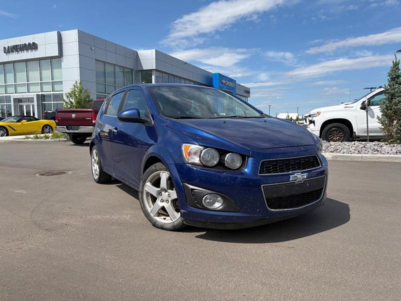 2013 Chevrolet Sonic 5dr HB LTZ Auto Blue Sherwood Park - photo #1