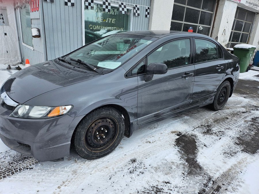 2010 Honda Berline Civic 4 portes, boîte manuelle, DX Grey