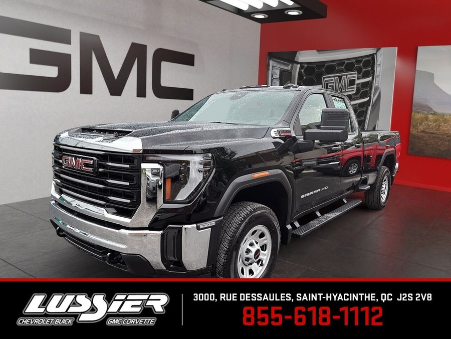 GMC Sierra 3500HD Pro cabine double 4RM 162 po 2026 NOIR ONYX
