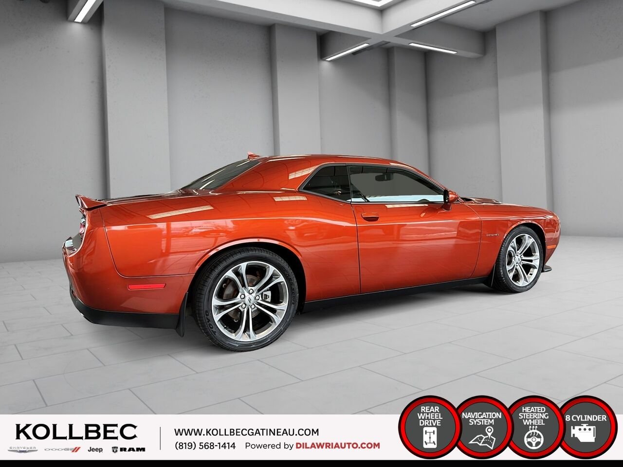DODGE CHALLENGER U19190 | R/T 2021 Orange Gatineau - photo #13