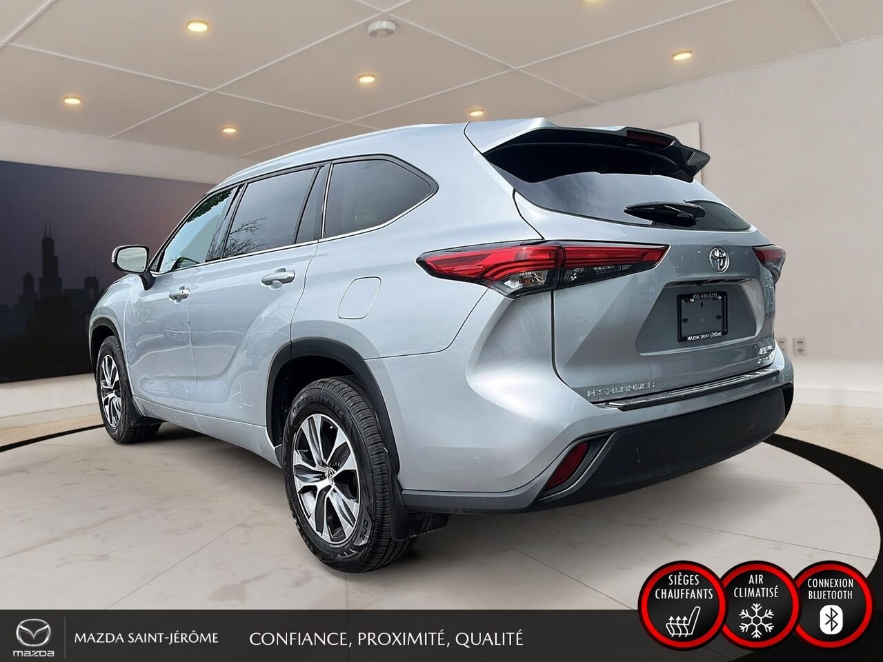 Toyota Highlander 2022 Argent Saint-Jérôme - photo #9