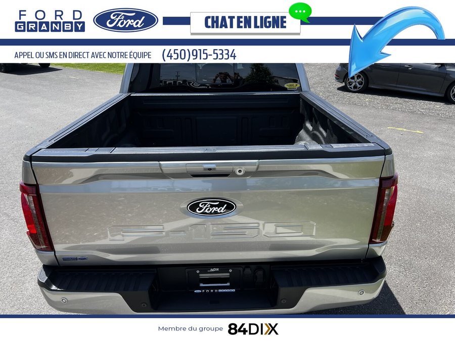 Ford F-150 XLT cabine SuperCrew 4RM caisse de 5,5 pi 2025 Gris