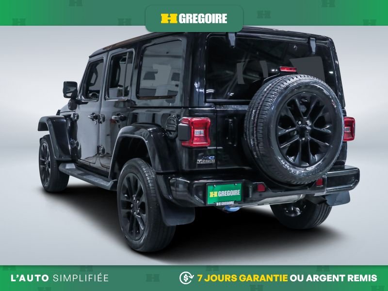 Jeep Wrangler 724710 | 4XE UNLIMITED HIGH ALTITUDE 4WD CUIR 2021 Noir Laval - photo #5