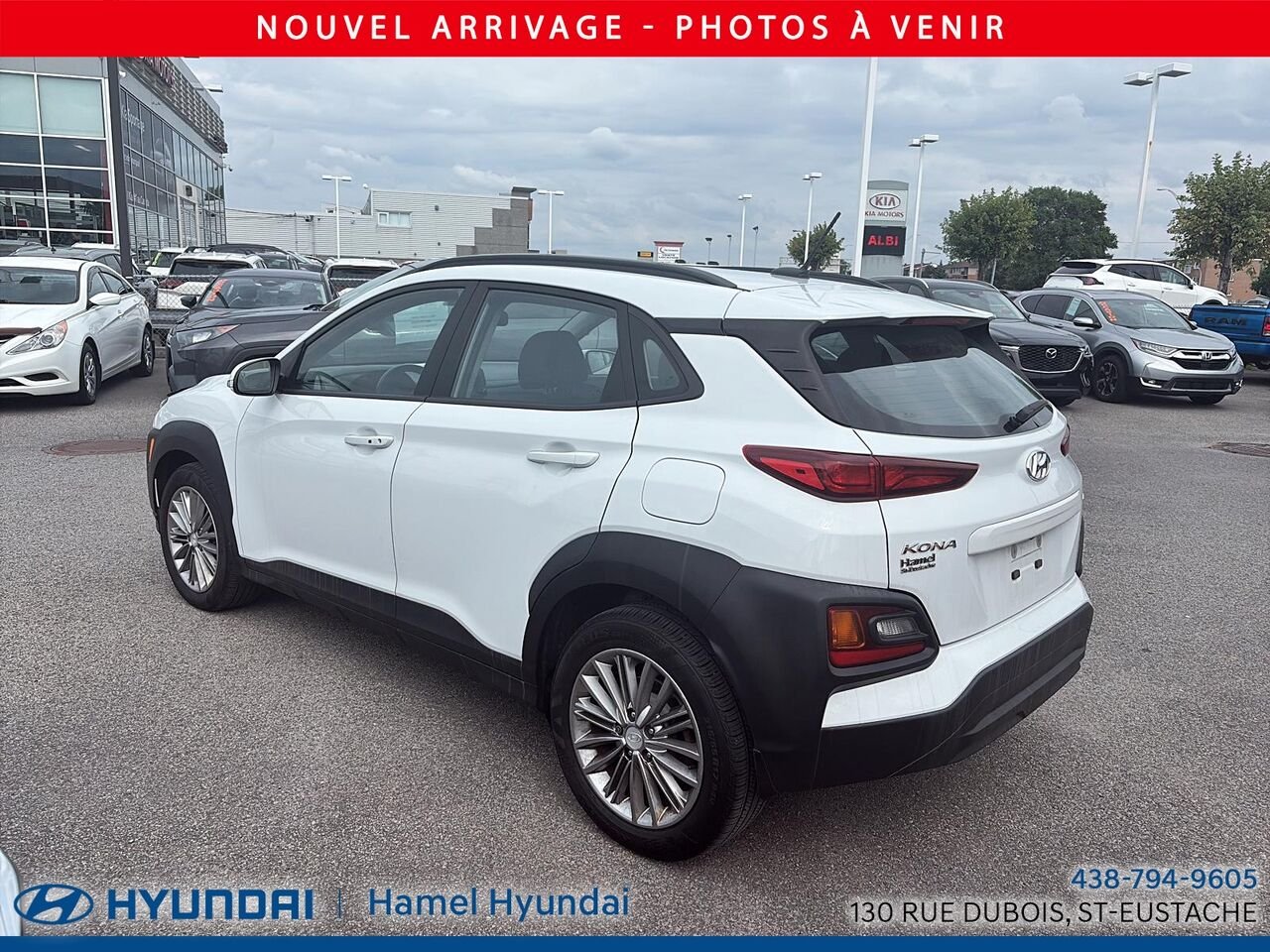 Hyundai Kona 2021 Blanc Saint-Eustache - photo #3