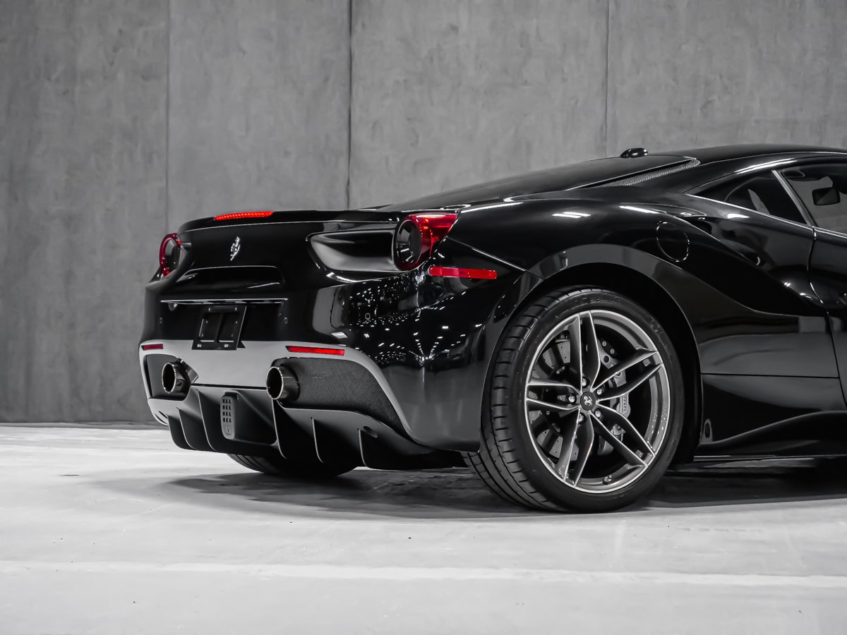 2016 Ferrari 488 GTB Black Montreal - photo #9