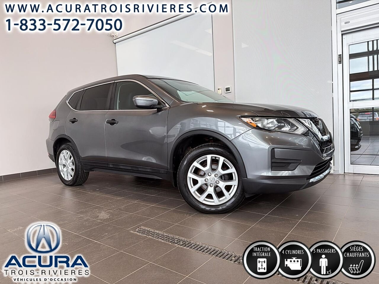 2018 Nissan Rogue Grey Trois-Rivières - photo #0