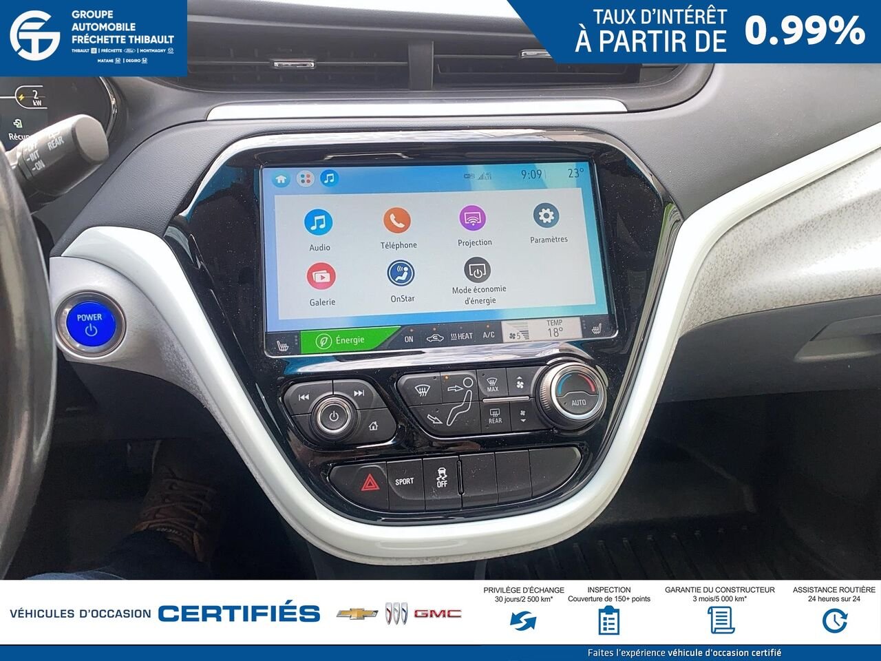 2021 CHEVROLET BOLT EV LT Familiale 5 portes LT White Montmagny - photo #11