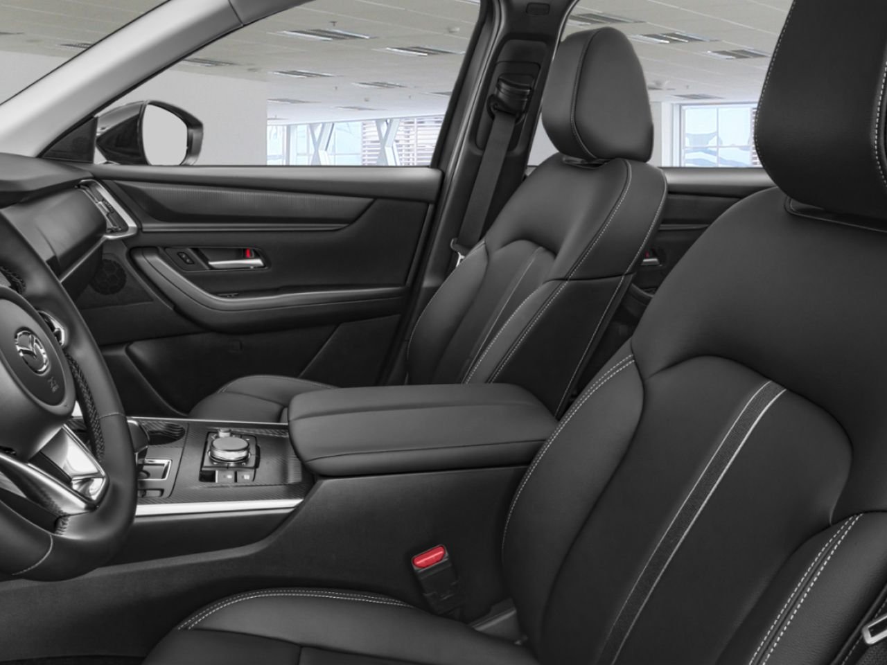 Mazda CX-90 hybride rechargeable 2026 Gris mécanique métallisé Lac Mégantic - photo #8