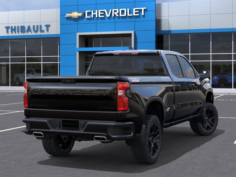 CHEVROLET SILVERADO 1500 Custom Trail Boss cabine multiplace 4RM 157 po 2026 Noir