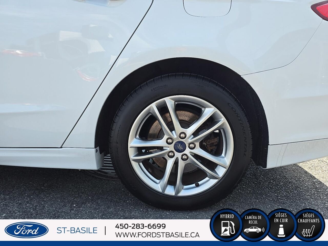 2015 Ford FUSION HYBRIDE White Saint-Basile-le-Grand - photo #10