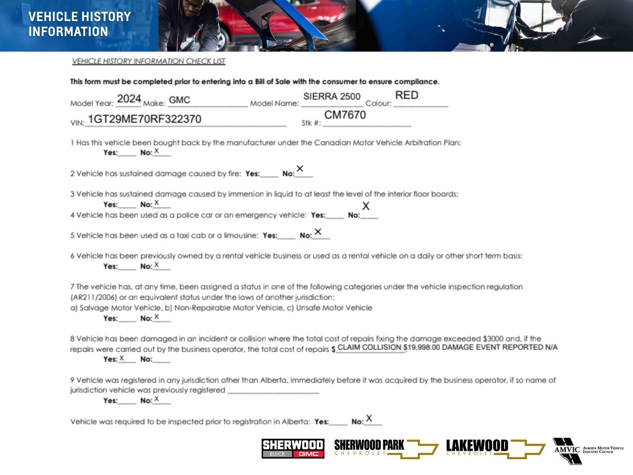 2024 GMC Sierra 2500HD 4WD Double Cab 149 SLE Red Sherwood Park - photo #34