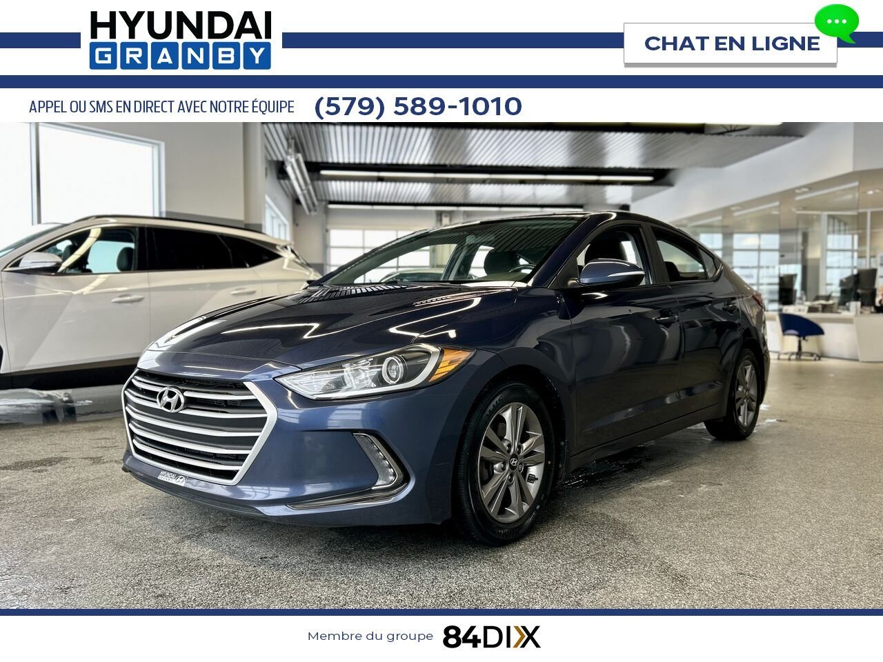 2018 Hyundai Elantra Blue Granby - photo #3