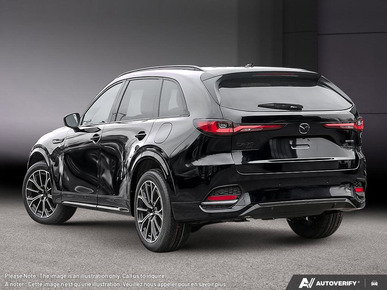 Mazda CX-70 hybride rechargeable JM3KJEHA9T1211462 2026 Noir de jais mica Mirabel - photo #3