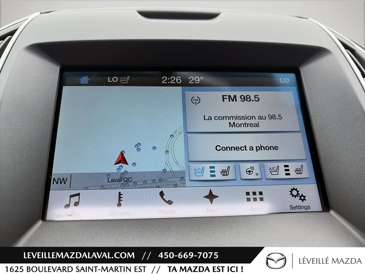 Ford Edge 4 portes Titanium, Traction intégrale 2017 Noir Laval - photo #20