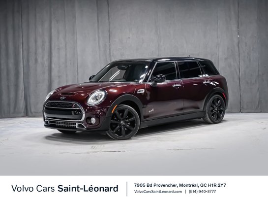 2017 MINI Cooper Clubman S AWD GPS TOIT OUVRANT CUIR AUTOMATIQUE WINE RED