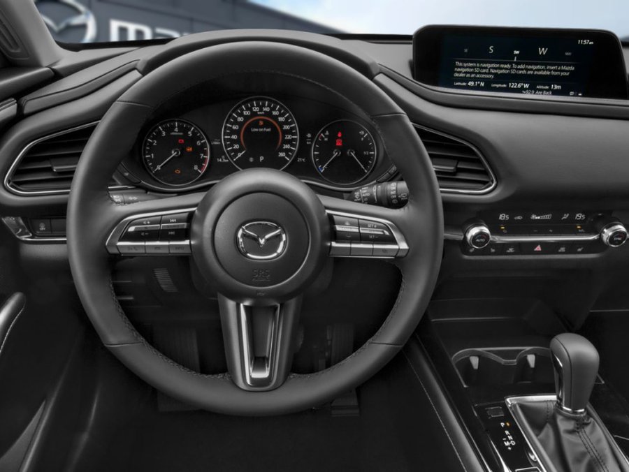 2026 Mazda CX-30 GS TI, COMMANDE AUDIO AU VOLANT, VOLANT CHAUFFANT Snowflake White Pearl