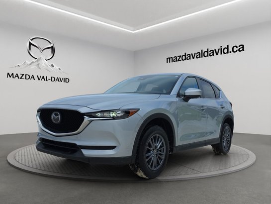 Mazda CX-5 GS AWD, Volant chauffant, Sièges en cuir, Caméra de recule 2021 Gris