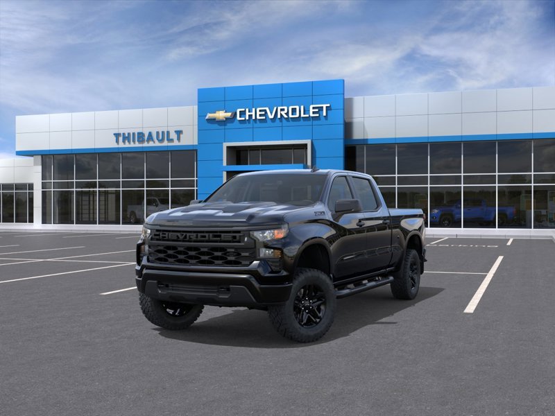 CHEVROLET Silverado 1500 Custom Trail Boss cabine multiplace 4RM 157 po 2026 NOIR Sherbrooke - photo #7