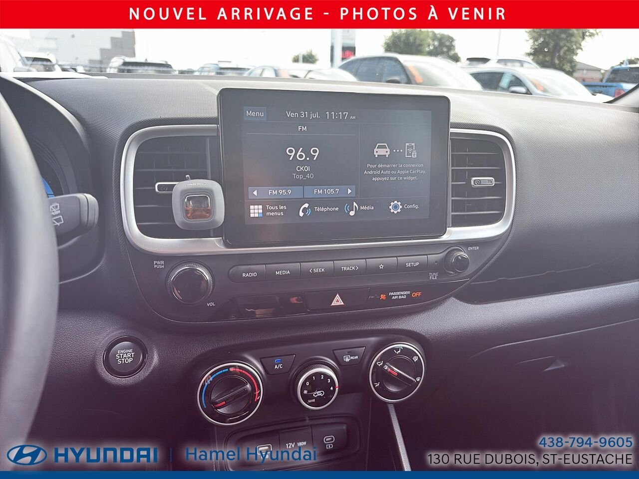 Hyundai Venue 2023 Rouge Saint-Eustache - photo #8