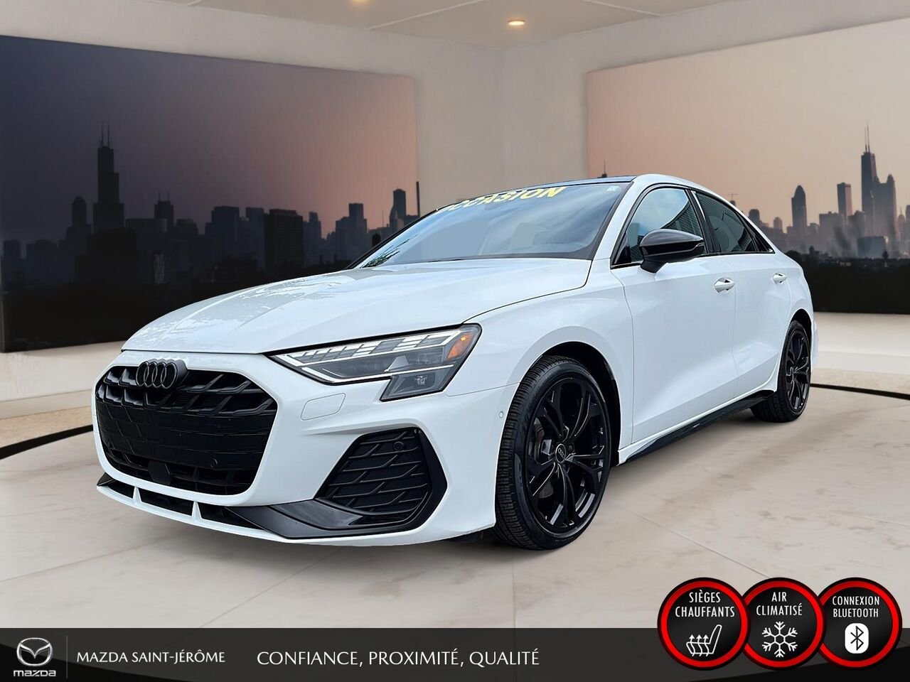 Audi A3 berline 2025 Blanc Ste-Agathe des Monts - photo #0
