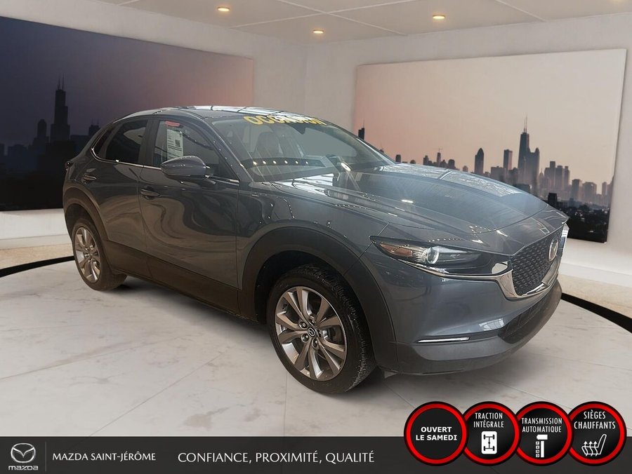 2022 Mazda CX-30 GS | TOIT OUVRANT | CUIR | AWD Grey