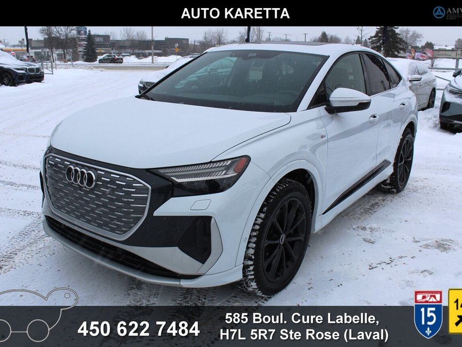 Audi Q4 e-tron Sportback 2023 2023 Blanc