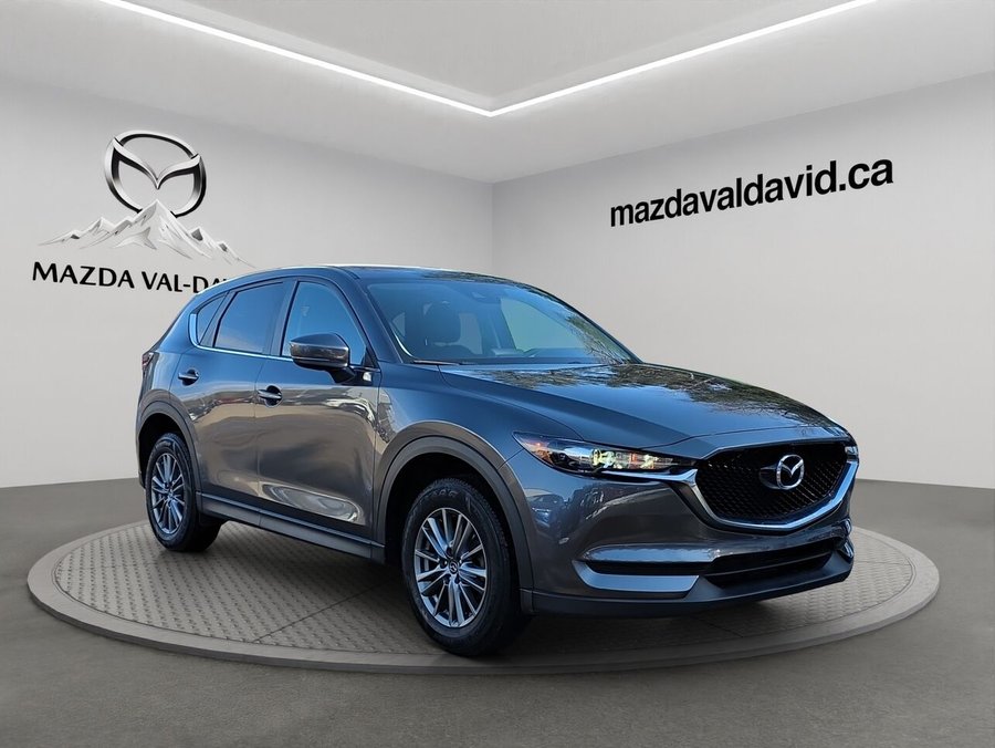 2018 Mazda CX-5 GS Auto AWD, cruise control, commande audio au volant, détecteur d'angles morts Grey