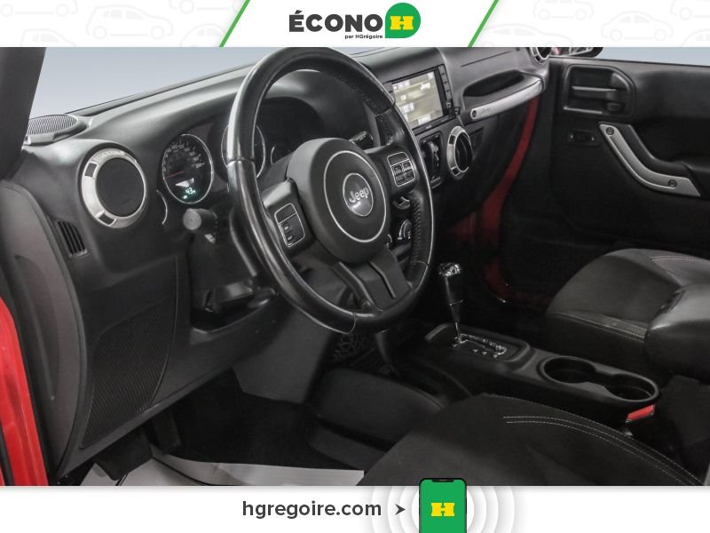 Jeep Wrangler 820666 | Sahara 4X4 AUTO GR ÉLEC A/C MAGS 2018 Rouge Laval - photo #16
