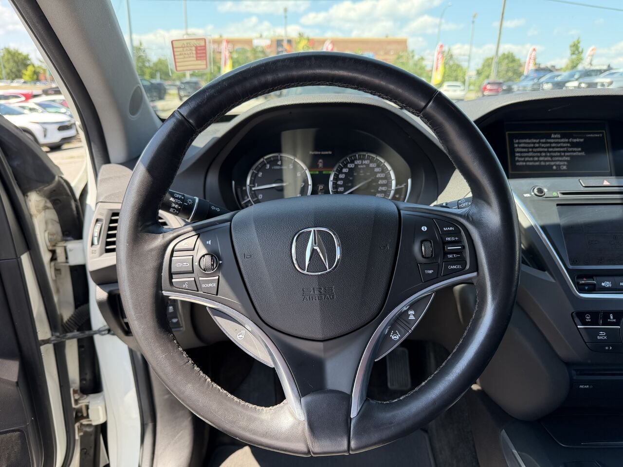 2017 ACURA MDX TECH Ensemble Technologique 4 portes SH-AWD White Ottawa & Gatineau - photo #3
