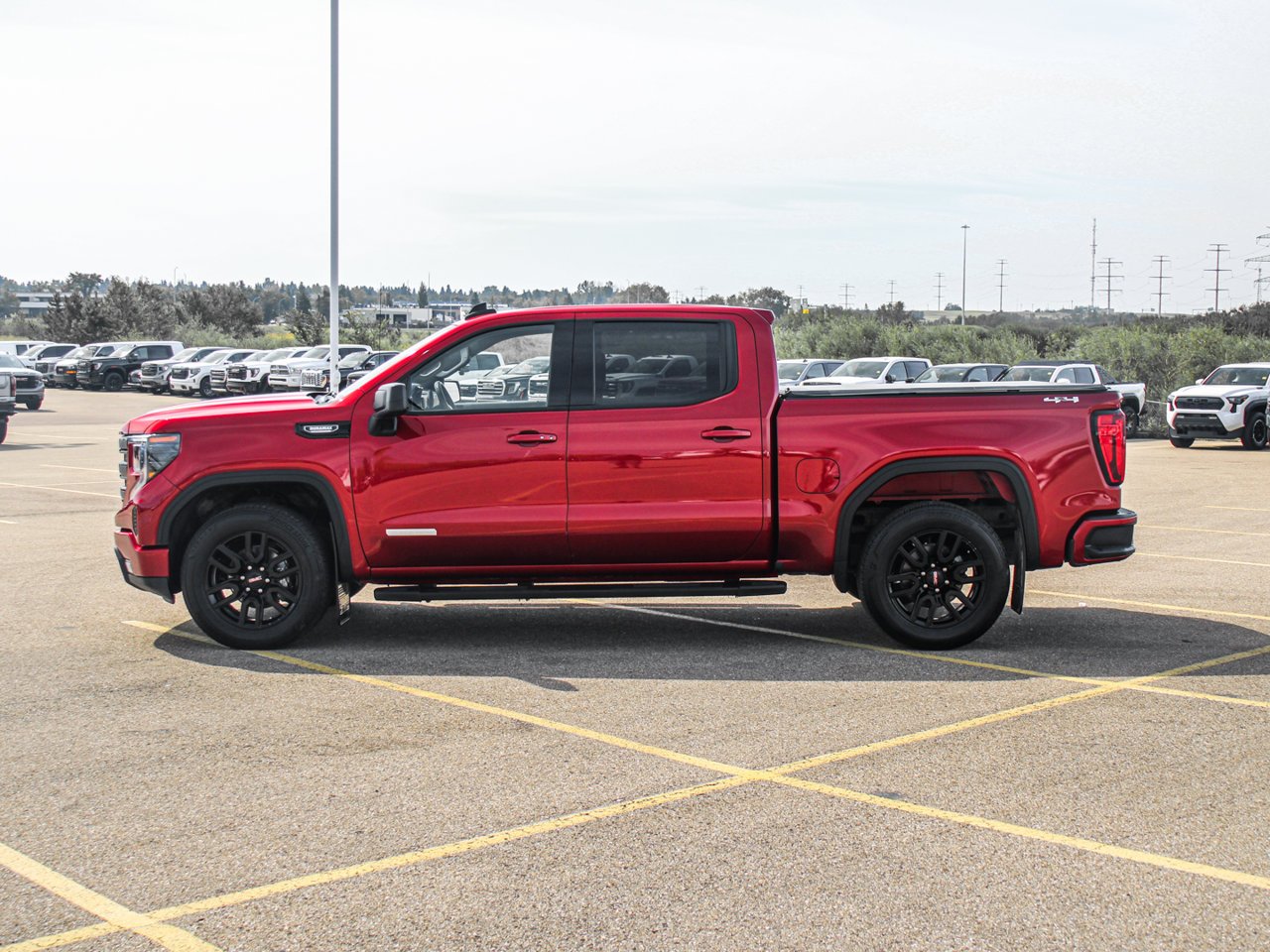 2024 GMC Sierra 1500 4WD Crew Cab 147 Elevation Red Sherwood Park - photo #4