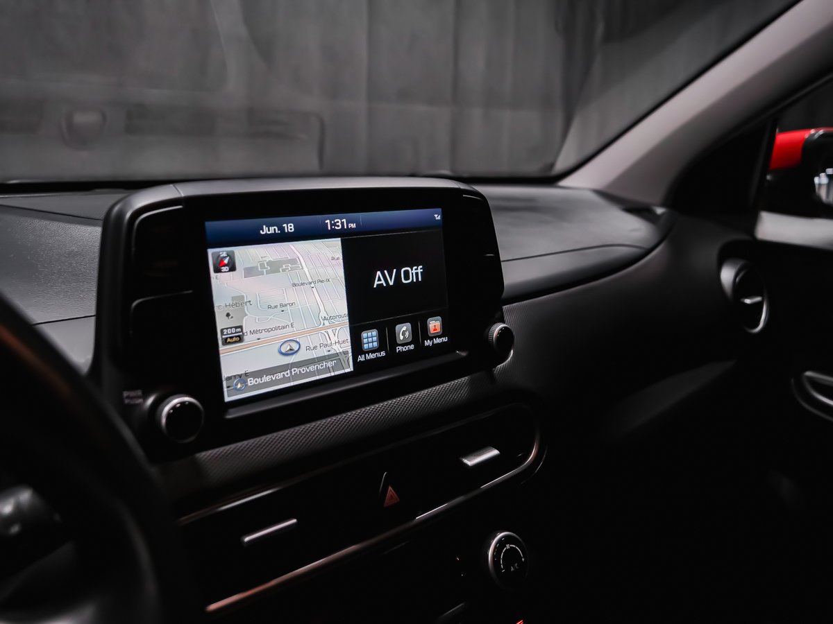 Hyundai Kona ULTIMATE TOIT OUVRANT VOLANT CHAUFFANT 2018 Rouge Montréal - photo #9