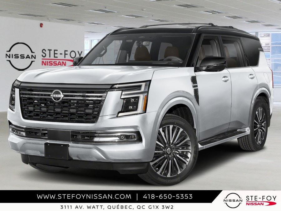 2026 NISSAN Armada 2026 Super Black/Everest White Pearl Tricoat