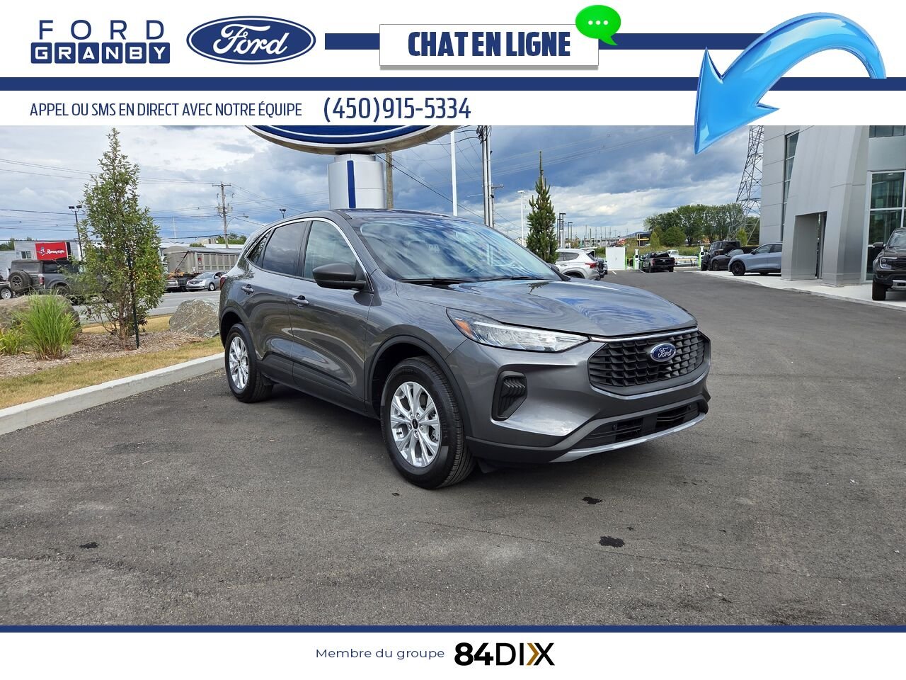 Ford ESCAPE 2024 Gris Granby - photo #0