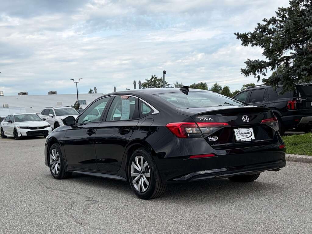 Honda Civic LX 2022 Noir Gatineau - photo #4