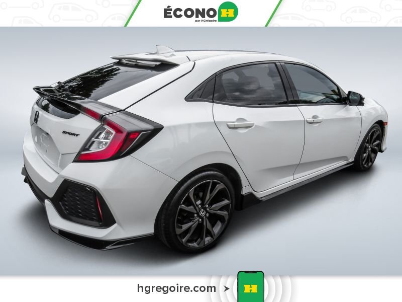 2019 Honda Civic White Saint-Eustache - photo #7