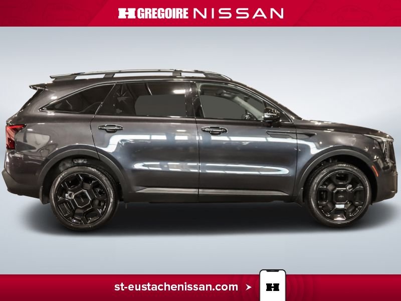 Kia Sorento SE4429 | X-Line AWD CUIR TOIT PANORAMIQUIQUE 7 PASSAGERS 2025 Gris Laval - photo #12