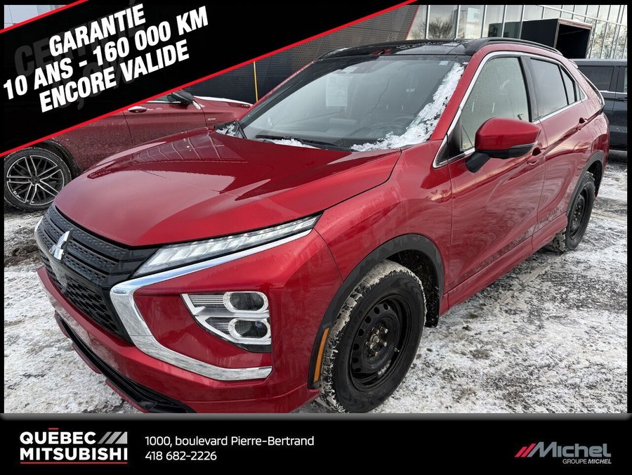 2022 Mitsubishi Eclipse Cross GT S-AWC, Cuir, Volant chauffant, Siège électrique Red