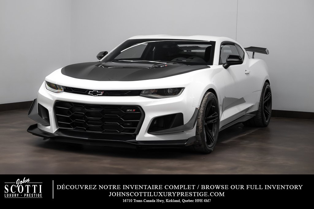 2018 Chevrolet Camaro 2dr Cpe ZL1 | 1LE PACKAGE White Kirkland - photo #0