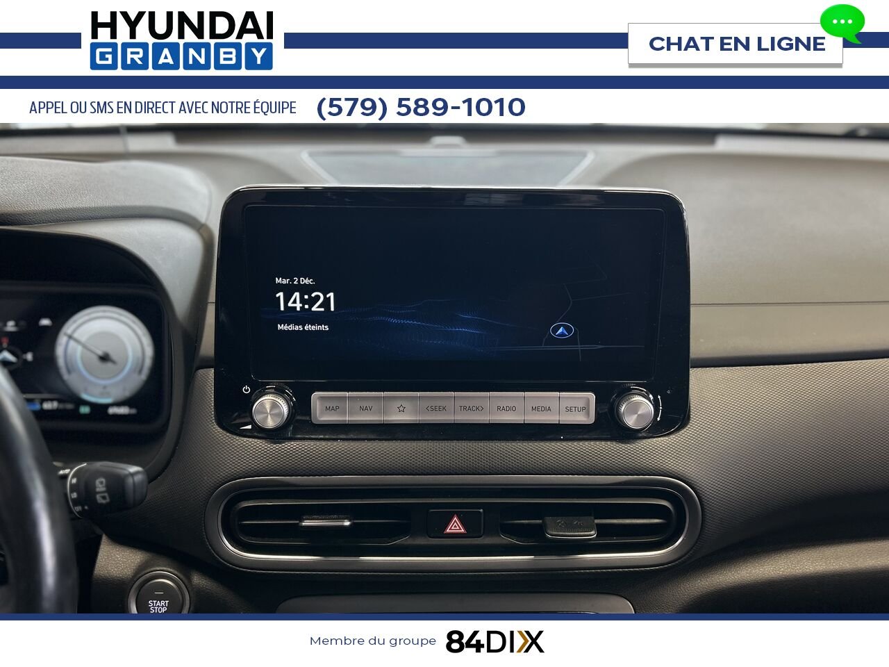 Hyundai Kona électrique 2023 Gris Granby - photo #19