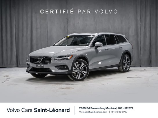 2025 Volvo V60 Cross Country B5 PLUS BRIGHT CLIMAT MAGS 19PO VOLANT CHAUFFANT Grey