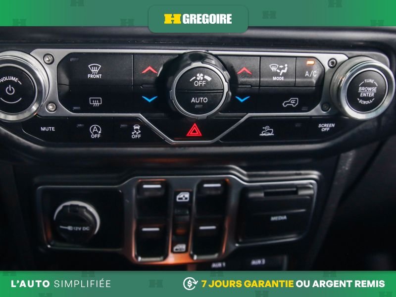 Jeep Wrangler 821166 | UNLIMITED SAHARA AUTO A/C MAGS CAM RECUL BLUETOOTH 2021 Gris Laval - photo #15