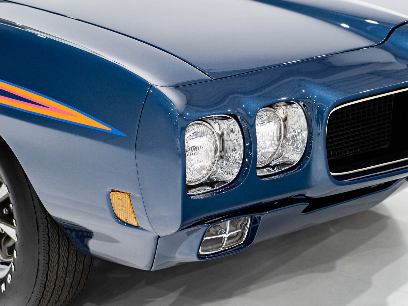 Pontiac GTO The Judge Matching# Ram Air III 4-speed **PRIX EN USD** 1970 Bleu Montréal - photo #35