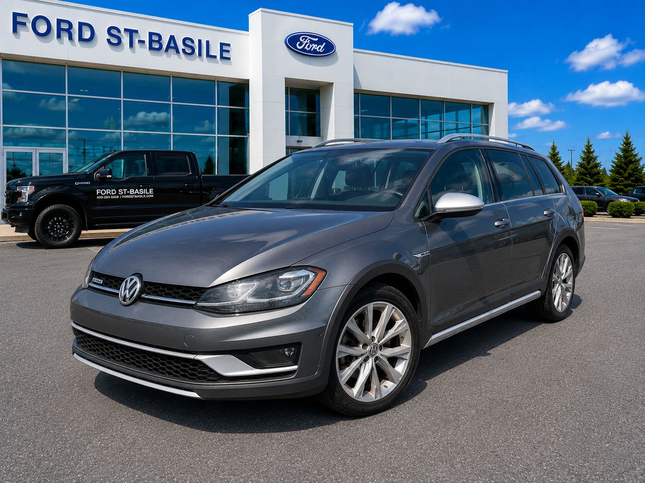 Gray 2019 Volkswagen Golf Alltrack Wagon Automatic