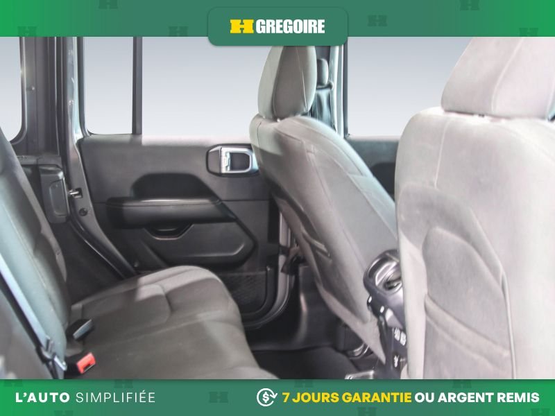 Jeep Wrangler 821166 | UNLIMITED SAHARA AUTO A/C MAGS CAM RECUL BLUETOOTH 2021 Gris Laval - photo #27