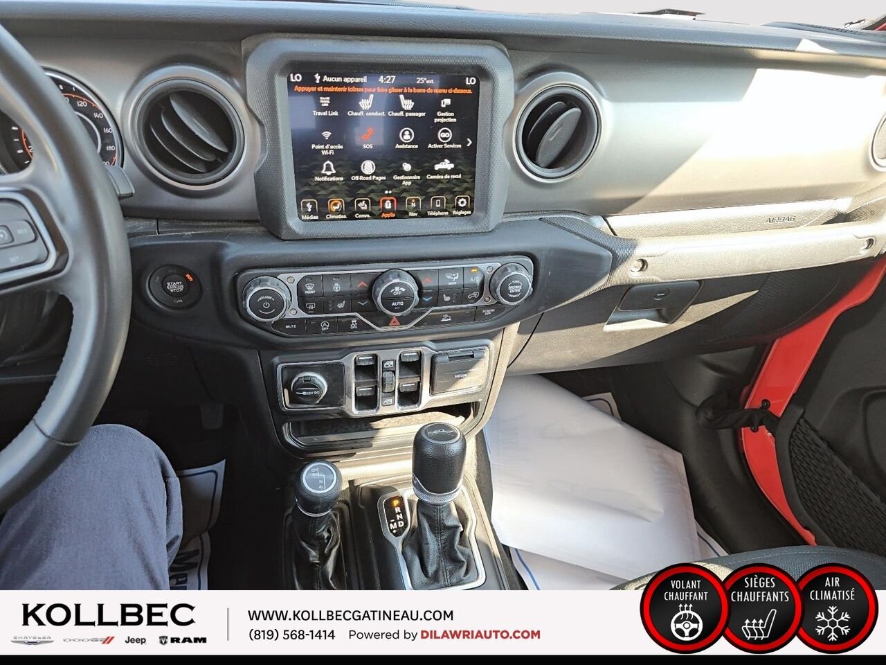2023 JEEP GLADIATOR SPORT Willys 4x4 Red Ottawa & Gatineau - photo #2
